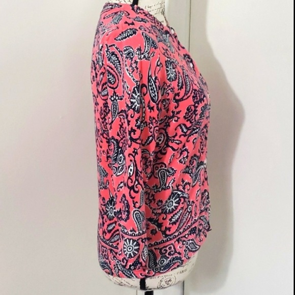 Sarah Spencer Paisley Print Cardigan - Picture 7 of 8